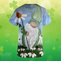 Dnevni piling sv. Patrick modni pilići za ispis Bluze za žene casual v vrat džepni rukav džepni radovi
