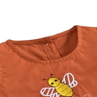 Inevenn bebe odijelo pčelinje uzorak vez svijetlih boja rezervoar + elastični struk labavi kratke hlače