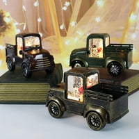 Božićni vintage kamion igračka za božićne ukrase Dječje dječake Djevojke Božićni poklon Xmas Tree Ornament