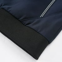 Leey-World Jackets za muškarce Modni Muška pakiranja kiše Vodootporna vjetrobranska lagana kabanica s kapuljačom plavom, 3xl