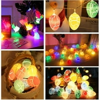Toyfunny Home Eggs & Hobs Lights Party žičana lampica baterije String DECOR Uskršnji upravljani LED