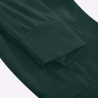 Iuhan Capris za žene Ljetne casual lagane kapri gamaše visoke rastezanje Hlače sa džepovima sa džepovima obrezane hlače