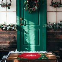 DaioSportSwear Christmas Tarpet, Odmorski dekoracija, vrata za vrata, ulaz u domaćinstvo, ne klizaonica, dnevni boravak tepih tepih