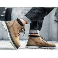 Crocowalk muns casual čipke za čizme Pješačenje Udobne cipele High Top Radne čizme Prozračne kožne cipele