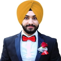 Eloria Sikh turban pamuk Voile Sikh Turban Punjabi Patka Pagri Dastar Tkanina Mornarsko Plava