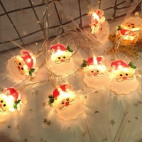 Mjera svjetla LED božićne svjetlo niz božićno stablo atmosfera svijetli star man snjegović zanimak ukras svjetla