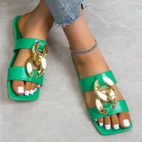Amlbb klina sandale za žene Ljetne casual udobne papuče od pune boje platforme klinasti cipele Sandale