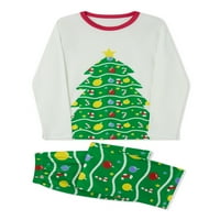 Huakaishijie Božićna porodica Pajamas Podudaranje set Holiday PJS za žene Muška djeca Dječja spavaća