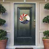 Biekopu američki orao vijenac, slava patriotski crveni bijeli i plavi orao vijenac za uredbeni zidni ukras prozora