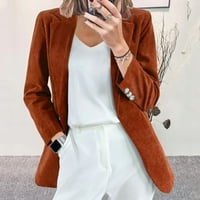 Ženske ženske ženske dame kardigan temperament tanka čvrsta boja casual malog jakna kaputa za žene trendi