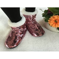 Gomelly 1-2Pair žene gležnjače papuče plišane cipele božićni pokloni