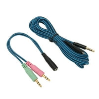 Domqga kabel za slušalice, kabel za slušalice bez gubitka jezgre za jezgre za smeće zvučni kabl sa Y