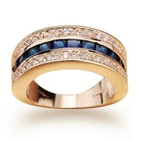 Biplut modni unisni sjajni nakit za brisalni zaručni prsten za prsten