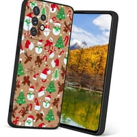 Kompatibilan je sa Samsung Galaxyjem futrolom za 5G telefon, Silikon Božić-Case za teen Girl Boy Case