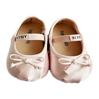 Lacyhop Girls Ballet Slip na haljini Cipele Nasled Mary Jane Stanovi performanse slatke princeze cipela elastična remena mekana jedinar ružičasta 127