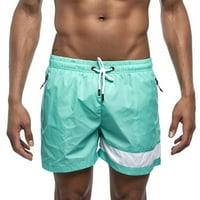 Zrbywb modne muške kratke hlače Muške opruge i ljetno spajanje Sportske hlače Pure boje Plivački pantalone i kratke hlače na plaži