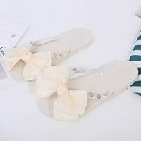 Ženski ljetni boemski isječak nožni flip flops neklizne klinove papuče cipele za plažu