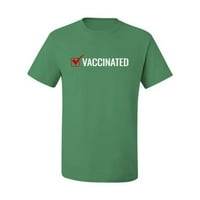 Vakcinisano odobreno grafička majica za humor Muška, Kelly, X-Veliki