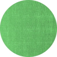 Ahgly Company u zatvorenom okruglom solid smaragdno zelenim modernim prostirkama područja, 5 'krug