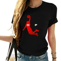 Odjeća za košarku - košarka stilski ženski grafički tee - meka i udobna majica kratkih rukava