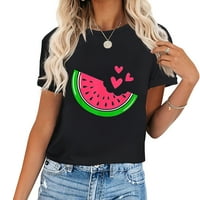 Lubenica kriška dinje srca ljubitelji jedu voćnu ljetnu majicu