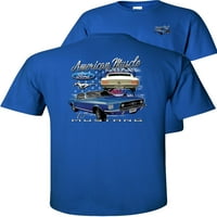Fair Game Mustang Ford Majica. Shelby Pony Classic American Muscle, Ford Graphic Tee-Royal Blue-XL