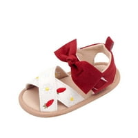 Lilgiuy Toddler Baby ljeto Soft dno Ležerne prilike Sandale Bowknot vez simpatične princeze cipele stilski