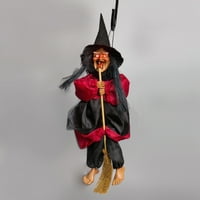 Halloween Hanging Animirani razgovor o vješticama Smijeh Smijanje zvučna kontrola dekora Viseći vještica