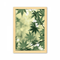 Maple Slika Nature Dekorativni drveni slikanje Naslovnica Dekoracija slike Frame A4