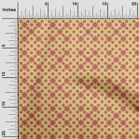 Onuoone Georgette viskoza srednje žutu tkaninu azijski blok cvjetni šivaći materijal za ispis tkanine