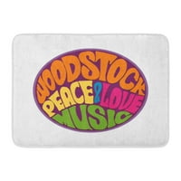 Hippie Love and Music Retro 1960S 60S 70s Woodstock Sajam rock festivala postao je simbol krajnje ere