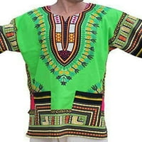 Capreze muškarci Twirts Tribal Festival Ljeto vrhovi afričkim print Dashiki Majica Bohemijska bluza