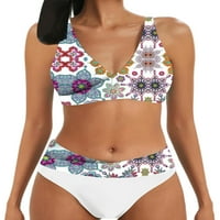 Pfysire Womens grudnjak Theng set kupaći kostim bikini kravata kupaći kostimi za kupaće kupaće odijelo