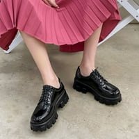 Ženske cipele sa cipelama-čizme čipke čipke Chelsea Božićne žene Ženske kožne čizme Koža Vintage Zimske