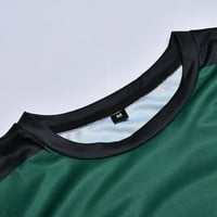 Luiyenes ženska pamučna majica TOP LAOSE FIT Ležerne prilike za ispis kratkih rukava podešeni vrh