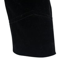 Brglopf Pola zip dukserice obrezane dukseve Ženske četvrtine zatvarača Zip Up pulover Dukseri padaju