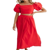Haljine za žene plus veličine ženska plaža V-izrez sunčana haljina kratkih rukava cvjetna kratka ljetna