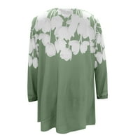 Royallovemen's Proljeće Ljeto Ležerne prilike modne pamučne posteljine od polovine polo majice s dugim