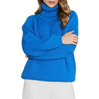 Asyoly Women Weat uzorak džemper prsluk bez rukava V izrez Ležerne prilike pulover Zimske džumper Pleteni