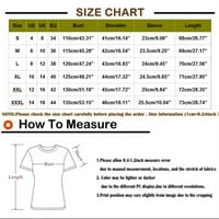 Fonwoon Muške vrhove Sportska majica Lapel 3D gradijentna majica kratkih rukava Muška odjeća Trupci