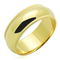 Mauli dragulji za angažman prstenje za žene 0. Karatni kamen crni dijamantni prsten 4-prong 10k bijelo