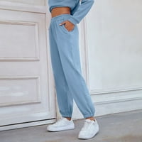 Ženske kratke hlače 4 Inseam elastični struk ljetne kratke hlače Khaki XL