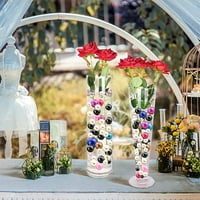 Viseće staklene cijevi za vjenčanje Cvijeće za vjenčanje Postrojenja za vrt Viseći zidni dekor Viseće