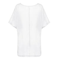 Rutainlusire ženski vrhovi na prodaju ispod $ ženska casual labava mekana rukavica s rukavima majica