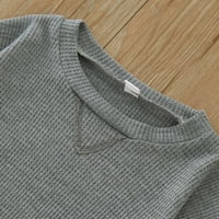 Homenesgenics džemper prsluk Nova jesen i zima toplo održavanje modnog V-izrez pleteni prsluk koji se
