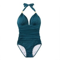 Bleu Rod Beattie Womens Fresh Tip Shirred Bundowire Jednodijelni stil-RBFP kupaći kostim