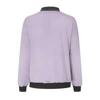 HOMCHY pulover Top Ženski gornji labavi kafetni blusi s V-izrezom