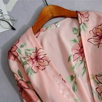 LUMENTO WOGE TORBY radne majice Elegantna košulja od pune boje Tunična koruga Ležerna okrugla bluza