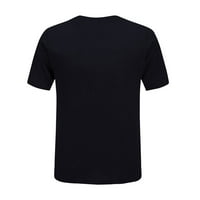 Glookwis Ruched majice Ležerne prilike Tunička majica Elegantna labava vrhova V izrez Baggy bluza H