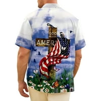 Muška ljetna modna casual čvrsta boja ubode patentni džepni majica majica s kratkim rukavima vrhunska